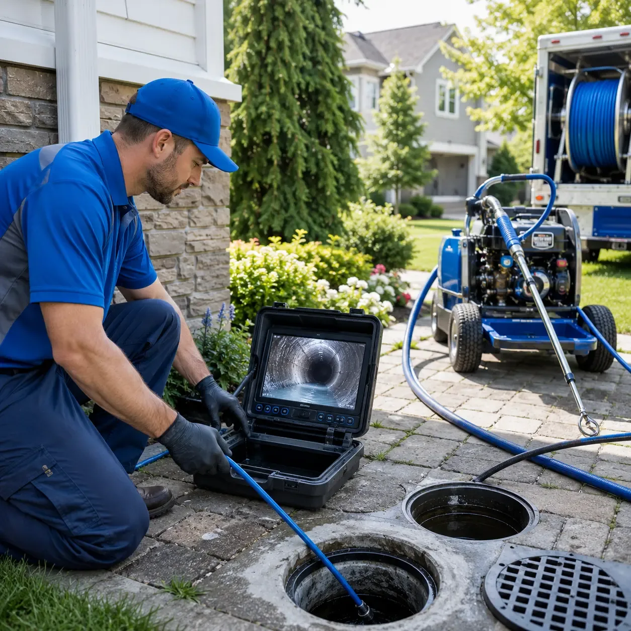 Outdoor drain cleaning professionals serving Ellison Bay, WI